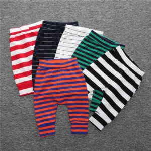 Baby Girl Boy Stripes Print Casual Pants