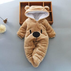 Baby Winter Warm Thicken One-Piece Jumpsuit
