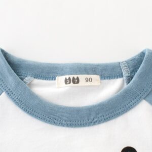 Boys Basic Cartoon Car Round Neck Short-sleeved T-Shirt