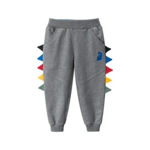 Boys Cartoon Dinosaur Pattern Sweatpants