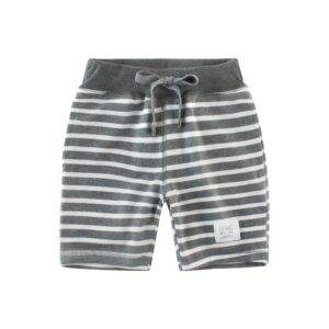 Boy Cotton Stripes Print Shorts