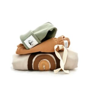 Kids Baby Boys Girls Casual Cute Basic Rainbow Stripe Short Sleeve Round Neck T-Shirt