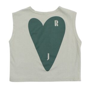 Children Kids Baby Fashion Girls Boys Casual Sleeveless Heart Print Vest