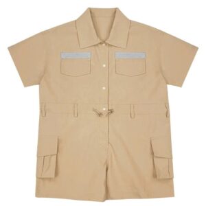 Toddlers Newborn Baby Fashion Boys Short Sleeve Pocket Solid Color Romper