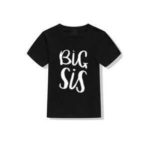 Children Kids Baby Fashion Girls Boys Sister Brother Round Neck T-Shirt