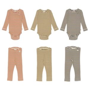 Toddlers Newborn Baby Fashion Girls Boys Basic Long Sleeve Printed Top And Pants 2pcs Set