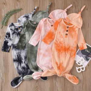 Toddlers Newborn Baby Girls Tie-Dye Sleeping Bag