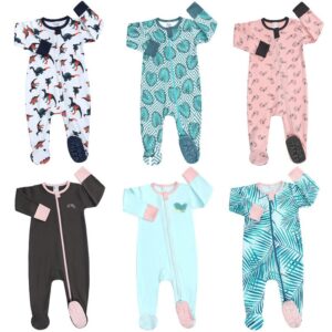 Newborn Toddler Baby Infant Boys Girls Print Long Sleeves Jumpsuit