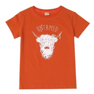 Kids Cartoon Animal Print Short Sleeve T-Shirt