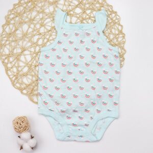 Kids Baby Girl Boy Fashion Rainbow Pattern Romper Romper