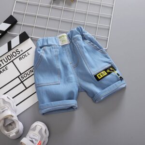 Boys Casual Letter Label Desige Shorts