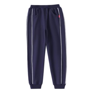 Boys Casual Striped Jogger Pants