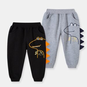 Boys Cute Dinosaurs Pattern Casual Pants
