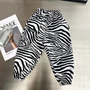 Boys Fashion Zebra-stripe Casual Pants