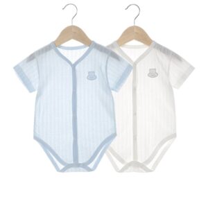 Kids Simple Solid Color Breathable One-piece