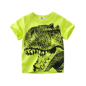 Boys Fashion Dinosaur Print T-Shirt