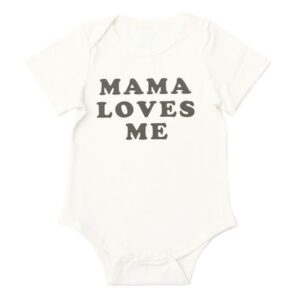 New Arrival Baby Girl Boy Letter Print Short-sleeve Bodysuit