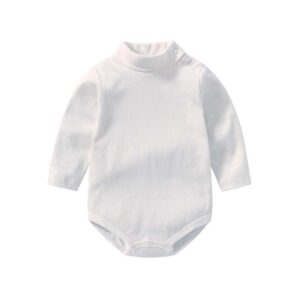 Baby Clothes Long Sleeve Turtle Neck Bodysuit
