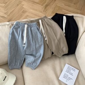 Toddler Boys And Girls Spring And Autumn Casual Pants