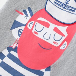 Kids Toddler Boys Casual Cartoon Print Short Sleeve T-Shirt Shorts Sets