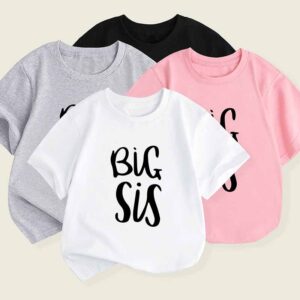 Kids Toddler Boys Girls Casual Cute Alphabet Print Short Sleeve T-Shirt