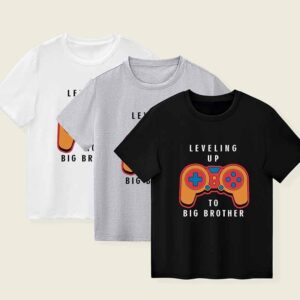 Kids Toddler Boys Fashion Casual Cartoon Print Short Sleeve Round Neck T-Shirt