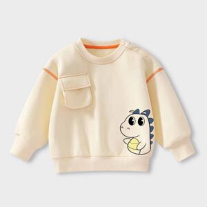 Kids Toddler Boys Casual Cute Cartoon Print Long Sleeve Sweatshirts