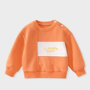 Kids Toddler Boys Girls Casual Cute Alphabet Print Long Sleeve Sweatshirts