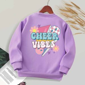 Kids Toddler Boys Girls Winter Casual Cute Cartoon Print Fleece Long Sleeve Sweatshirts