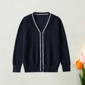 Kids Toddler Big Boys Girls Spring Autumn Fashion Casual British Style Long Sleeve Cardigan Knitted