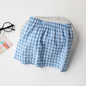 Summer Beach Vacation Kids Toddler Girls Boys Plaid Shorts