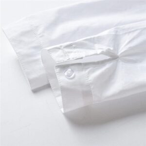 Boys Solid Color Long-sleeves Single-breasted Shirt And Pants With Bow Tie