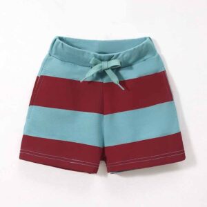 Kids Toddler Boys Girls Casual Cute Stripe Print Shorts
