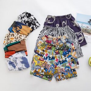 Children Kids Baby Fashion Girls Boys Print Casual Shorts
