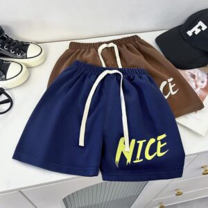 Kids Toddler Boys Girls Summer Casual Sport Letter Print Shorts