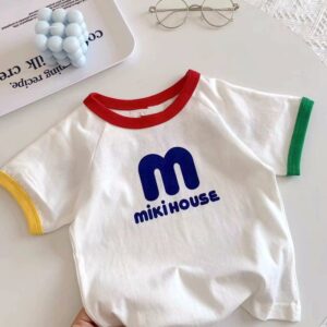 Kids Toddler Boys Girls Casual Cute Letter Print Short Sleeve T-Shirt