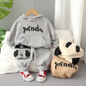 Kids Toddler Boys Casual Cute Cartoon Long Sleeve Hoodies Trousers Set
