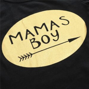 Boys Casual Round Neck Short Sleeve Letter Pattern T-Shirt And Pants Set