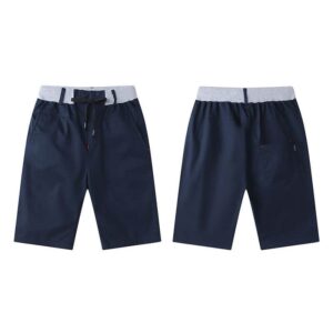 Boys Simple Solid Color Casual Shorts