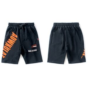 Boys Fashion Letter Printed Casual Shorts