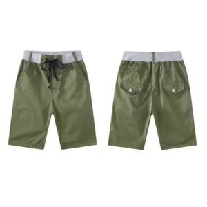 Boys Simple Solid Color Casual Shorts
