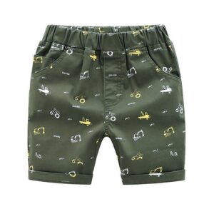 Boys Cotton Cartoon Casual Shorts