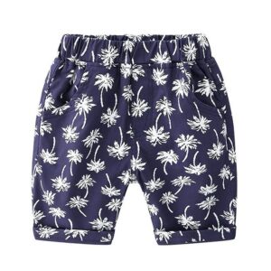 Boys Cotton Print Casual Shorts