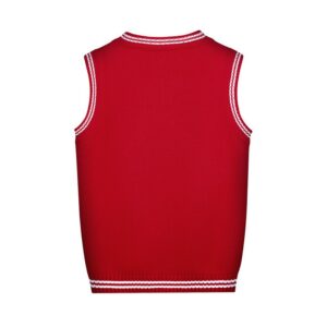 Kids Preppy Casual V-neck Knitted Warm Sweater Vest