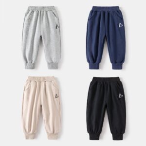 Kids Toddler Boys Casual Fashion Basic Solid Color Trousers