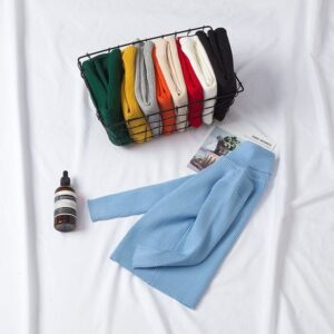 1-6Y Kid Toddler Candy Color Turtle Neck Knitted Sweater