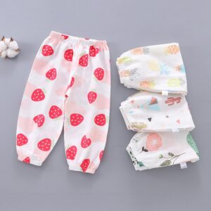 Kids Toddler Boys Girls Casual Cute Cartoon Pattern Pants