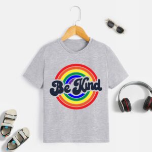 Children Kids Baby Fashion Girls Boys Casual Basic Letter Print Vacation Short Sleeve T-Shirt