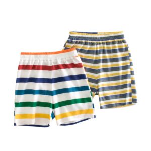 Children Kids Baby Fashion Boys Casual Basic Stripe Print Shorts