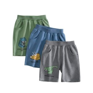 Children Kids Baby Fashion Boys Casual Basic Cartoon Print Shorts